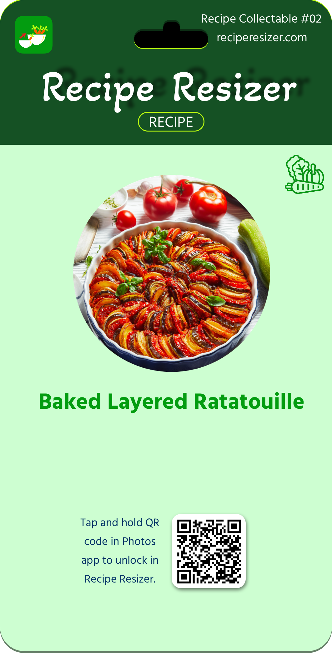 Baked Layered Ratatouille